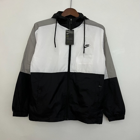 Corta vento nike store vermelho e azul