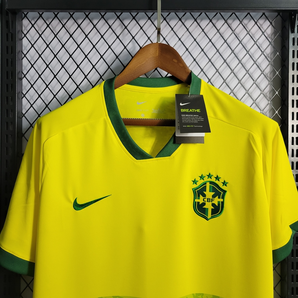 Camisa do Brasil Verde Amarelo Macuxi Braziline