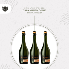 VIÑA LAS PERDICES ESPUMANTE CHAMPENOISE BRUT NATURE - CAJA X 3 BOTELLAS DE 750 CC - comprar online