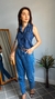 Regata feminina jeans gola camisaria na internet