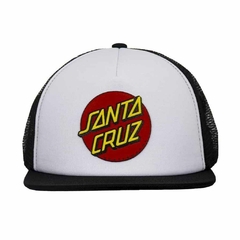 Boné Santa Cruz Trucker Classic Dot Branco - comprar online