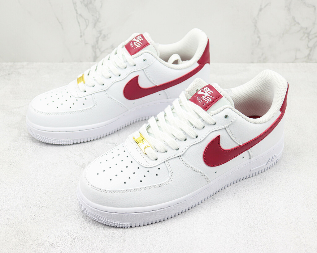 Air force 1 hotsell red and gold