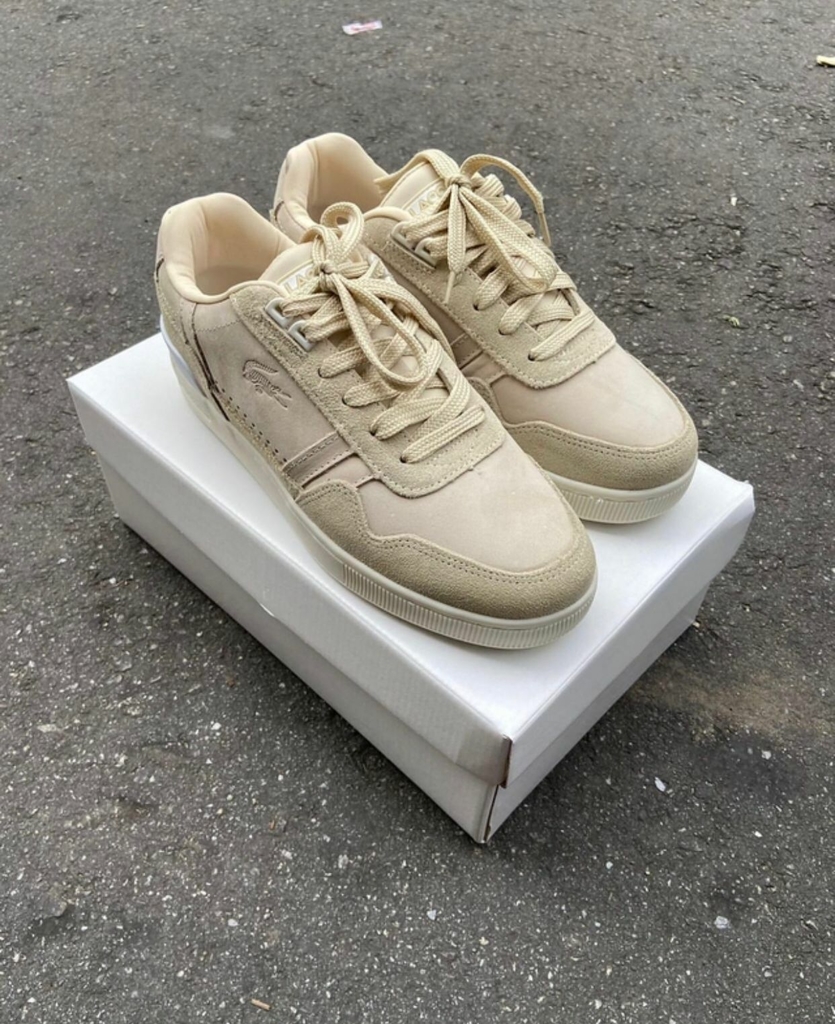 T nis Lacoste T Clip Cinza Beg MK Store BR
