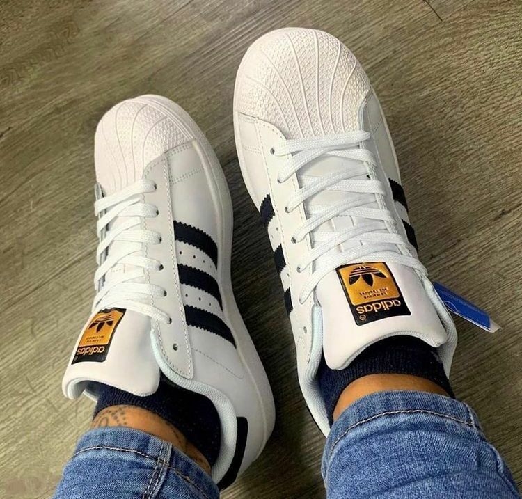 Adidas SuperStar Branco e Preto MK Store BR