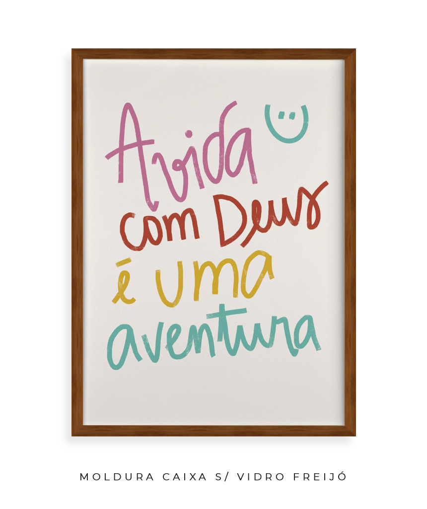 Quadro Vida com Deus