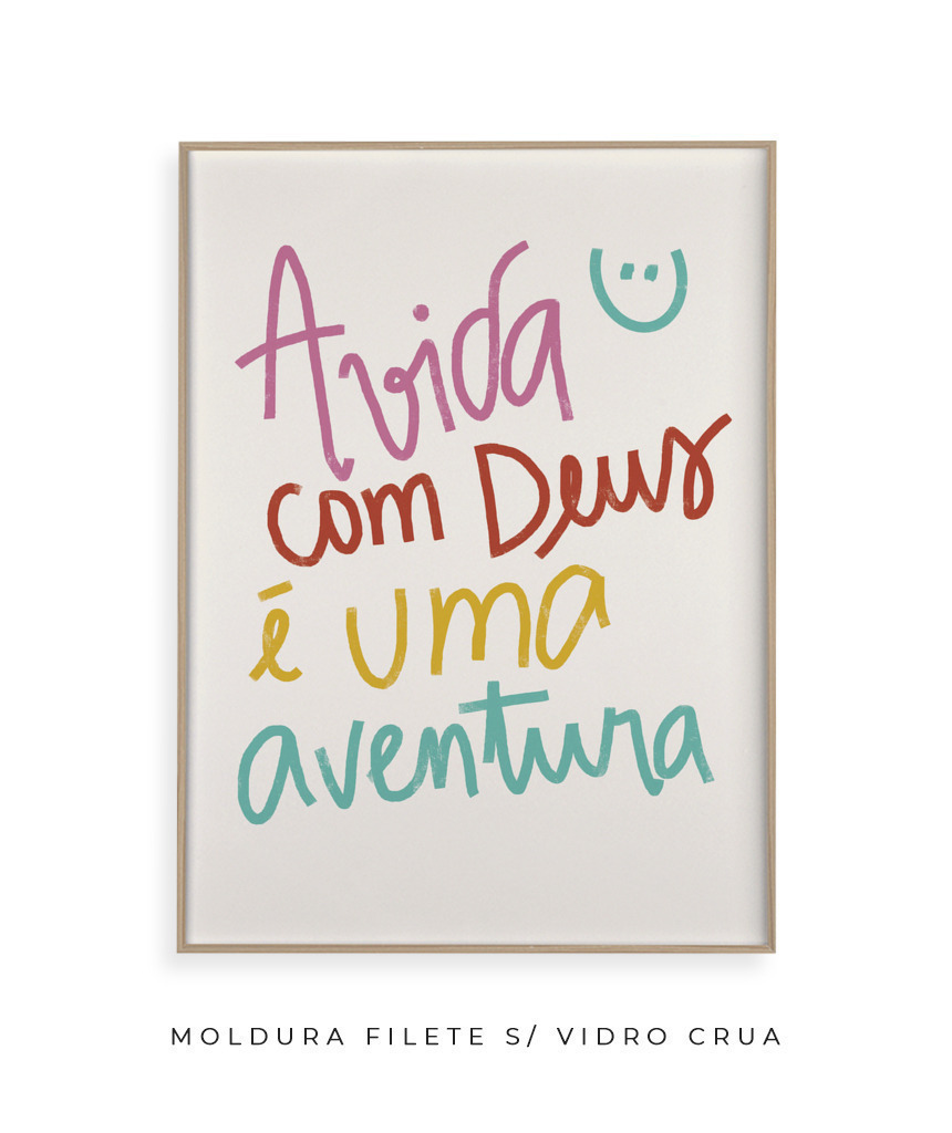 Quadro Vida com Deus