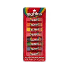 Kit com 8 - Hidratante Labial, Lip Balm - Skittles - 27,2g | TASTE BEAUTY