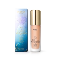 Disney - The Little Mermaid 10h Lasting Fresh Feel Foundation SPF 30 - Cor 05 Caramel - Base Facial Cremosa - 30ml | KIKO MILANO