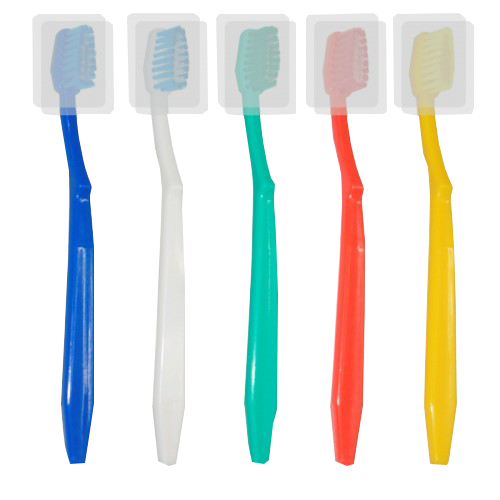 Escova de Dente com Protetor de Cerdas - Cores Sortidas