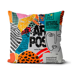 Kit 4 Capas De Almofadas 45x45 - Pop Art - loja online