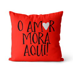 Kit 4 Capas De Almofadas Natal 45x45 - Amor Mora Aqui - loja online
