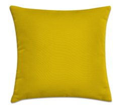 Capa De Almofada Lisa 45x45 - Amarelo Escuro