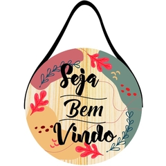 Placa Decorativa Bem Vindo