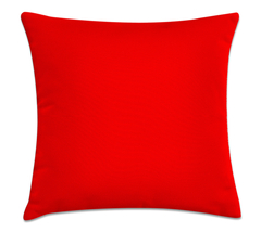 Capa De Almofada Lisa 45x45 - Vermelho