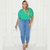 Calça Jeans Capri Plus Size 4093