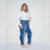 Calça Jeans Skinny Barra Desfiada Plus Size Média 4008/3 na internet