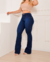 Calça Flare Jeans - Escura na internet