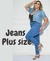 Calça Jeans Plus Size com Recorte na Lateral 4002 - Sairaf Jeans