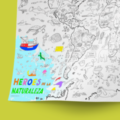 Mapa HÉROES DE LA NATURALEZA en internet