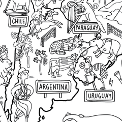 Imagen de Mapa PROYECTO ANIMALES de AMÉRICA