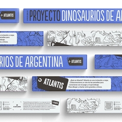 Mapa PROYECTO DINOSAURIOS DE ARGENTINA - tienda online