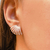 Brinco Ear Cuff Prata 925 c/ Zirconia - comprar online