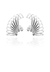 Brinco Liso Ear Cuff Prata 925 c/ Zirconia