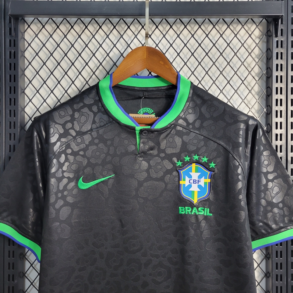 Camisa Brasil 2022/23 Black - Comprar em GM SPORTS