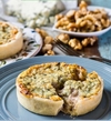 QUICHE Cebola Com Nozes e Gorgonzola (Branca - GRANDE)