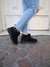 BOTA LILY CON CORDERITO GAMUZA NEGRO - Sandalias, zapatos, Botas y Borcegos de mujer con plataforma | Sofia de Grecia