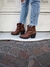 TEXANA PRESTON CUERO REPTIL COBRE - Sandalias, zapatos, Botas y Borcegos de mujer con plataforma | Sofia de Grecia