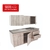 Combo Cocina Orlandi 1.40 + Mesada Lateral - Juarez Confort