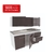 Combo Cocina Orlandi 1.40 + Mesada Lateral