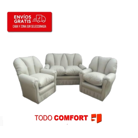 Juego De Living Todo Confort Denise 2.1.1 Chenille