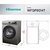 Lavarropas Hisense WFQP8014T 8kg -Carga Frontal Inverter-Gris en internet