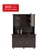 Modular Orlandi 120 Cm 4 Puertas 2 Cajones - tienda online