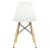 Silla B&M Eames S400 Con Pata De Medera Blanca en internet