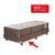 Base de Sommier Piero Brown 1 1/2 Plaza 1.90 X 1.00 X 20 - comprar online