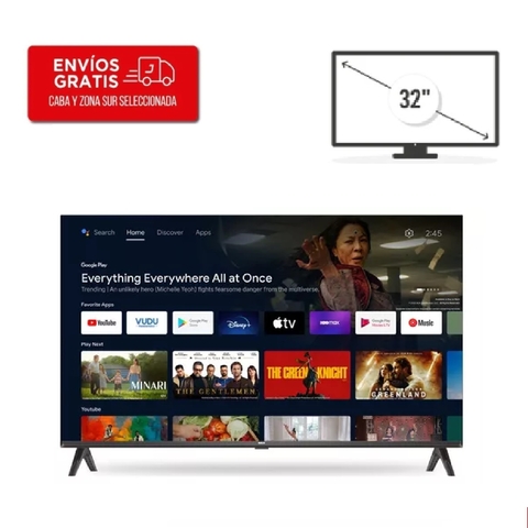 Televisor RCA S32AND-F 32" Smart Tv Con Android