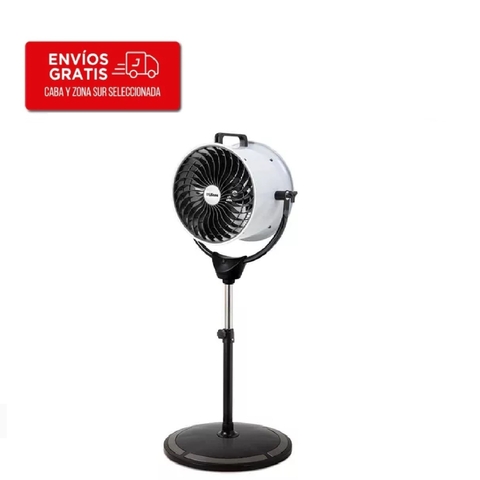 Ventilador Turbo/Pie Liliana VPHD16G 16" 3 Aspas Gris 2 EN 1