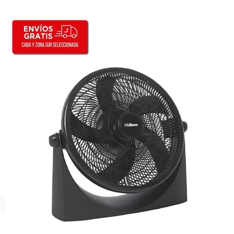 Ventilador Turbo Liliana Vtf16P 16" Reclinable 5 Aspas Pie Pared