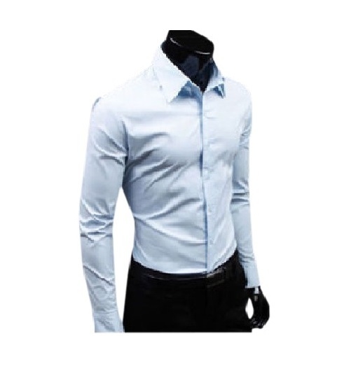 Camisa social masculina deals manga longa barata