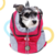 Mochila de transporte para cães de estimação para cães mochila de ombro duplo portátil de viagem ao ar livre de malha - Mimi Marcas Distribuidora e Importadora 