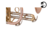 Trombone Bb de cor cobre fósforo Ravi Beny RB-1124C COMPLETO