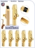 Boquilha Metal Profissional Saxofone Ravi Beny 05 a 09 - loja online