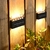 Imagem do Lâmpadas Parede 10 LED Solares à Prova D'Água ao Ar Livre Iluminação LED para Cercas de Jardim