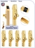 Boquilha Metal Profissional Saxofone Ravi Beny 05 a 09 - comprar online