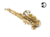 Imagem do Saxofone alto niquelado com chave de ouro RB-0250N Ravi Beny