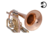 Trombone Bb de cor cobre fósforo Ravi Beny RB-1124C COMPLETO