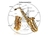 Saxofone Alto LAMOUNIER LMR-720G - ORIGINAL - JAPAN - Mimi Marcas Distribuidora e Importadora 